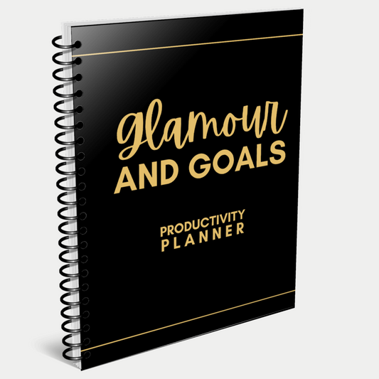 Glamour and Goals Productivity Planner for KDP (Amazon) & The Book Patch