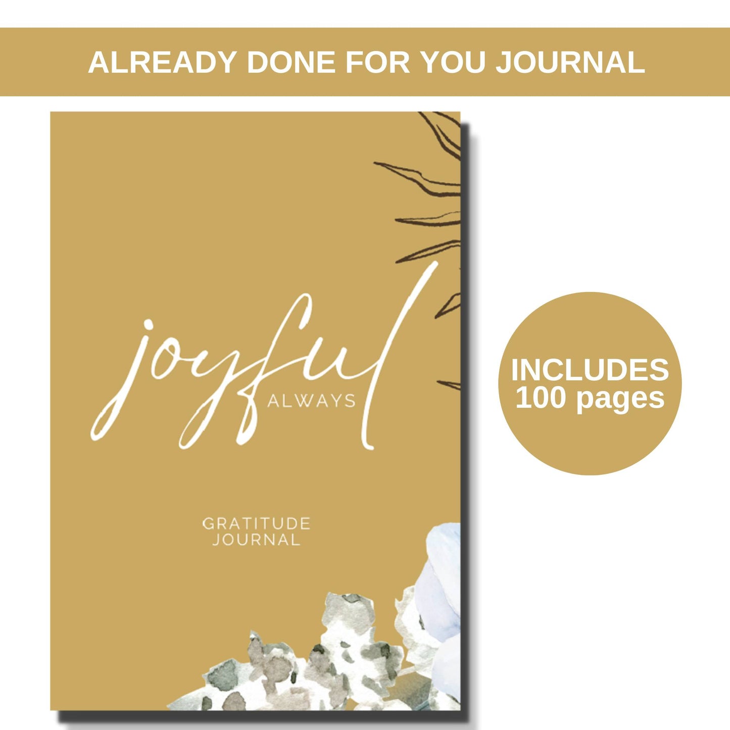 Joyful Always Gratitude Journal for Women